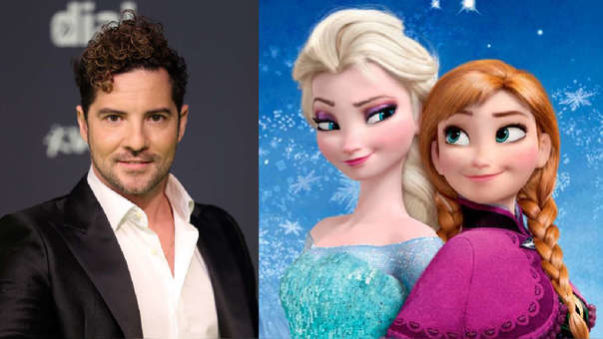 David Bisbal in frozen 2