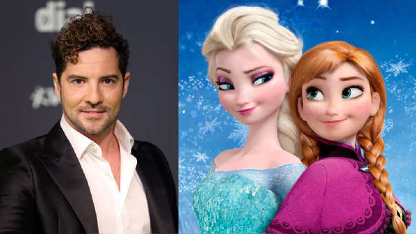 David Bisbal in frozen 2