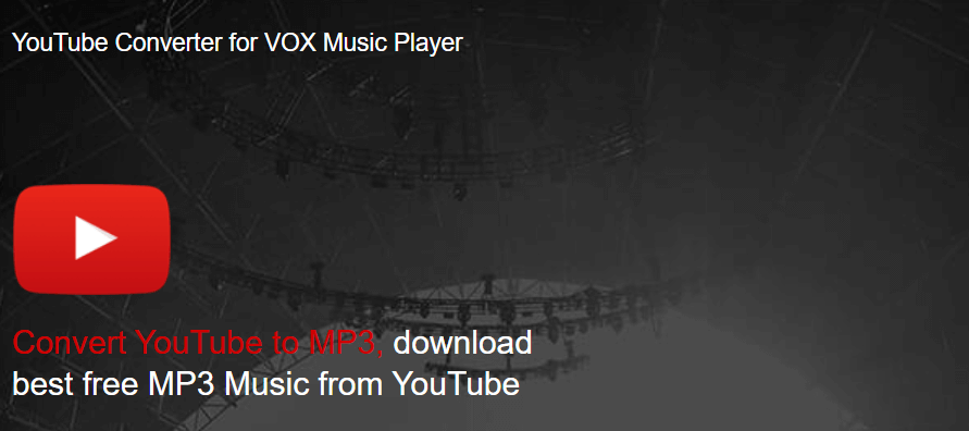 VOX - YouTube Converter for VOX Music Player