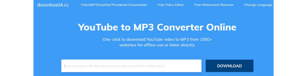 download4.cc YouTube To Mp3