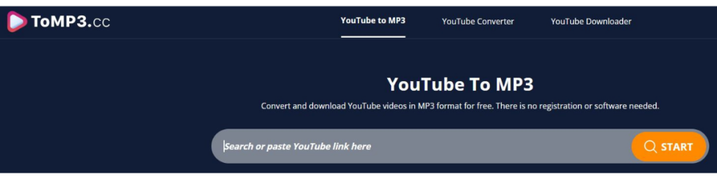 ToMP3.cc mp3 youtube