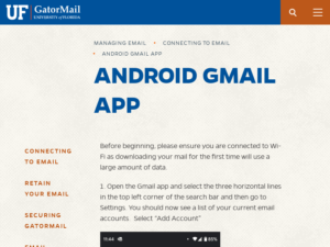 Android Gmail App - GatorMail - University of Florida (1)