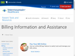 Billing _ Intermountain Healthcare