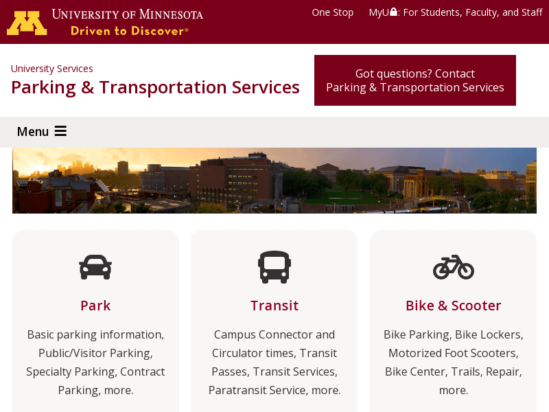 Parking & Transportation Services 