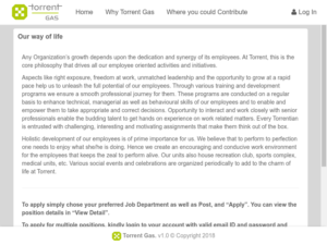 Careers @ Torrent Gas