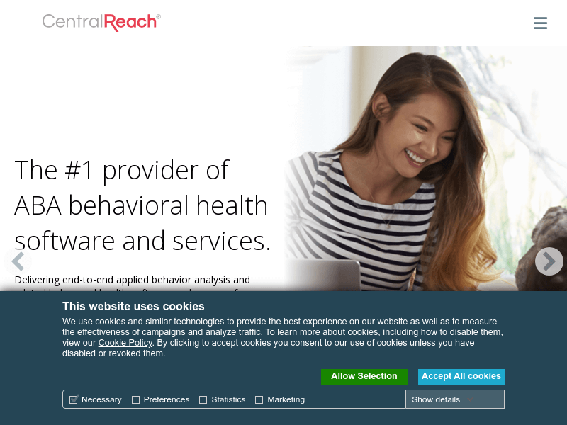 CentralReach Login _ ABA and Behavioral Health Software