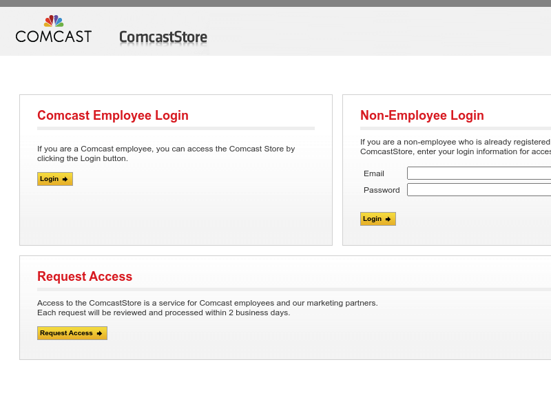 ComcastStore | Login