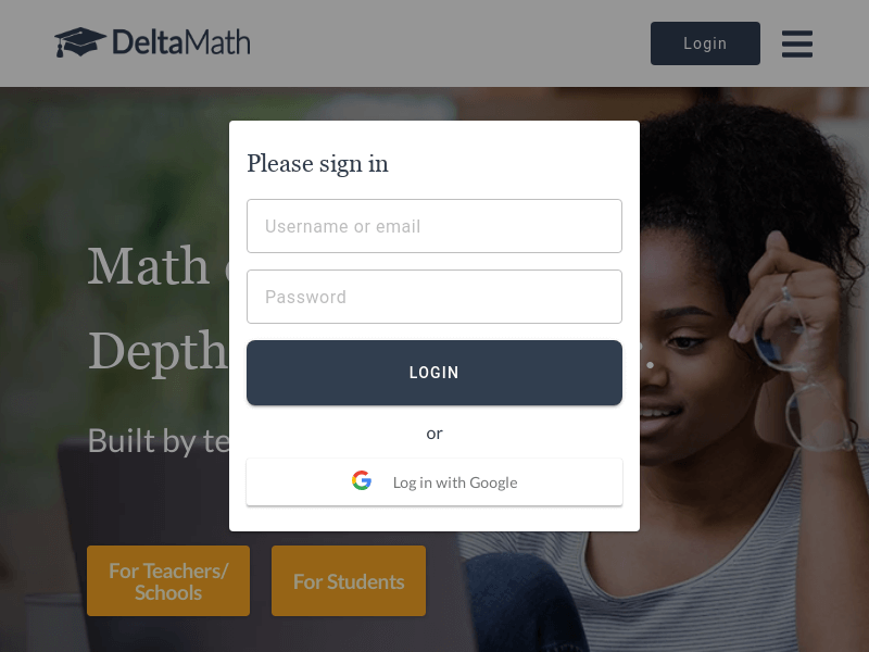 Delta Math Login
