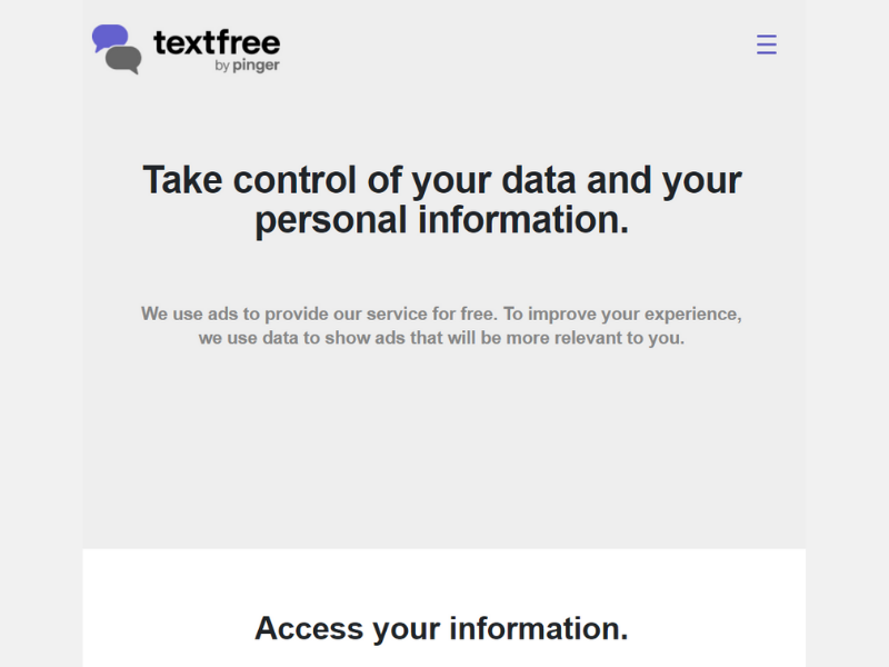 Do Not Sell My Info | TextFree