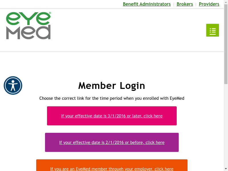 EyeMed Login