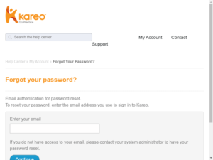 Forgot your password? - Kareo Help Center