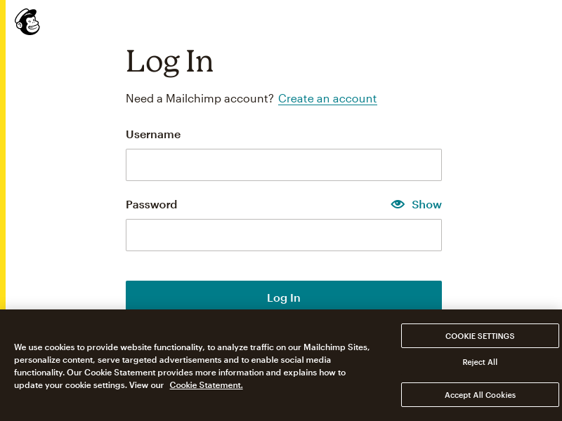 Login _ Mailchimp