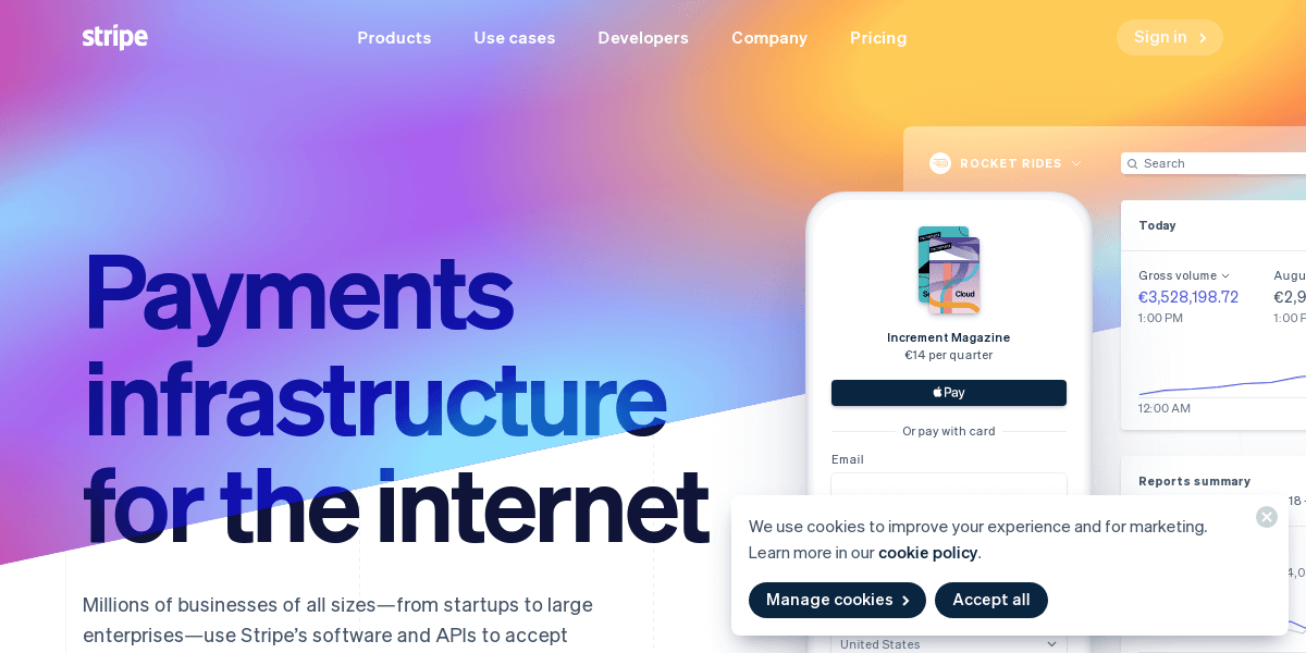 Online payment processing for internet businesses – Stripe