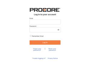 Procore Log In