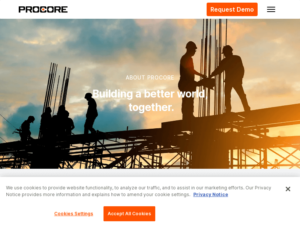 Procore is a leader in construction management software