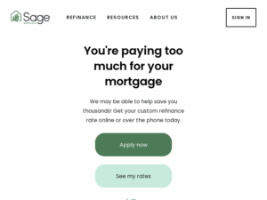 Sage Mortgage _ Refinance