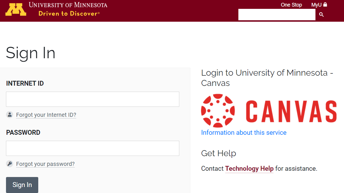 Canvas UMN Login