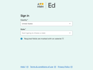 Sign In - HMH Ed