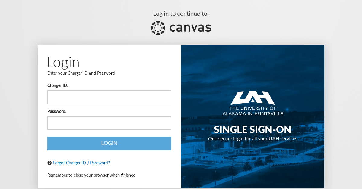 UAH Single Sign-On – CAS – Central Authentication Service