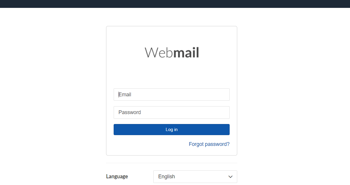 WEBMAIL COVER