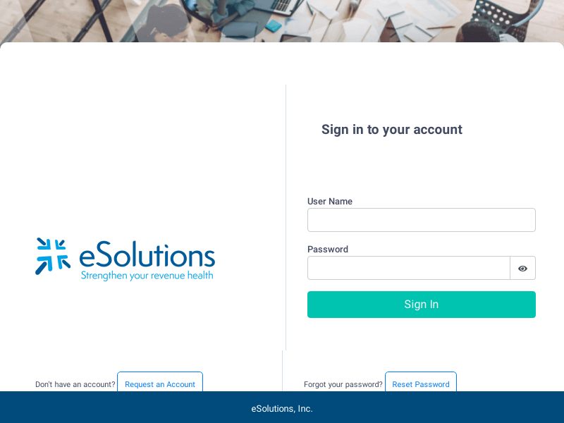 Sign in - eSolutions, Inc.