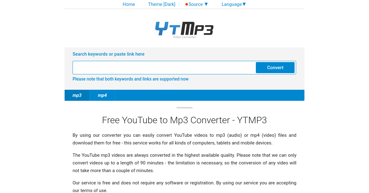 YouTube to Mp3 Music Converter – YTMP3 (1)
