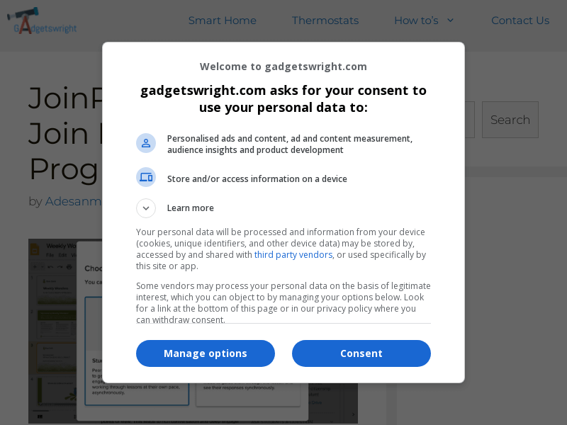 JoinPD Peer-to-Peer Presentation - Gadgetswright 