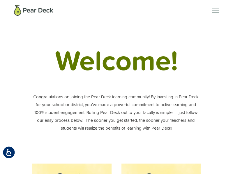 Welcome to Pear Deck