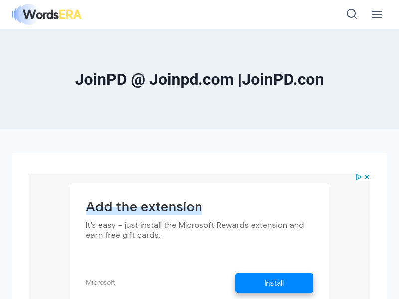 JoinPD @ Joinpd.com |JoinPD.con 