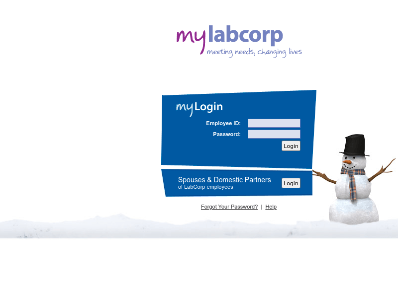 Forgot Your Password | mylabcorp