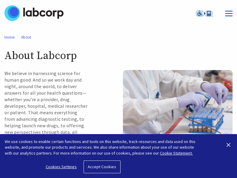About Us | Labcorp