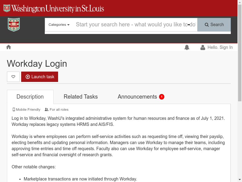 Workday Login | ONE