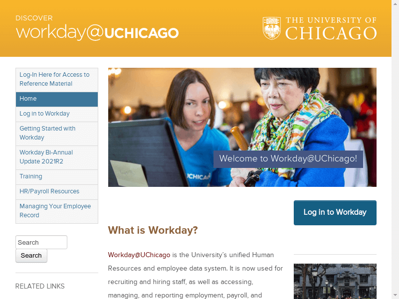 Workday@UChicago | The University of Chicago
