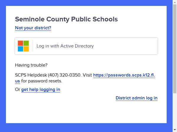 SCPS Portal