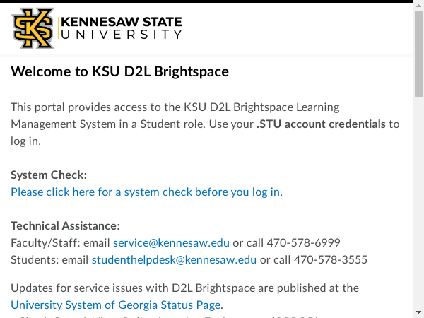 KSU D2l