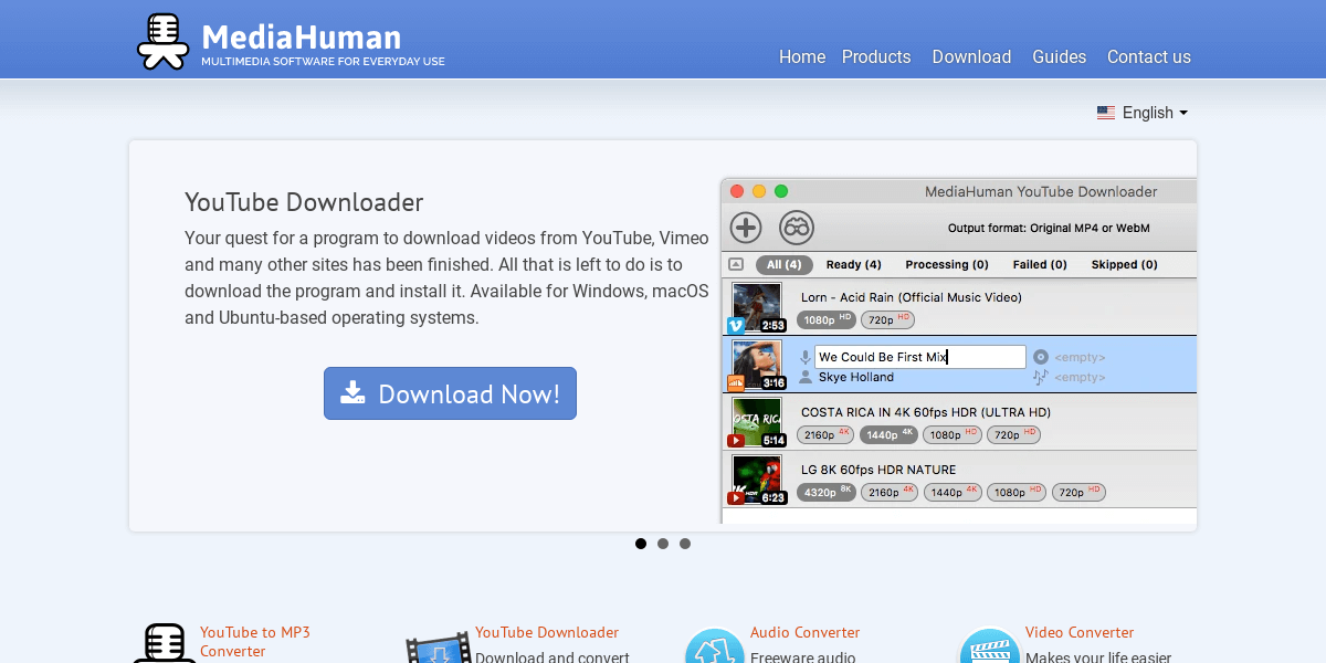 MediaHuman – multimedia software for macOS, Windows and Linux (1)