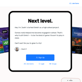 Gimkit – live learning game show